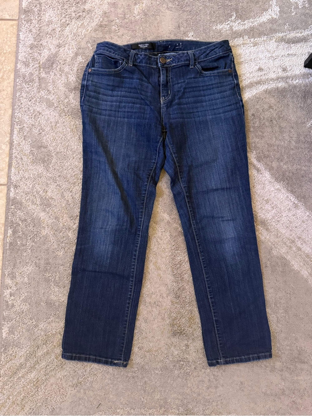 Dark Blue Women's Ankle Jeans
